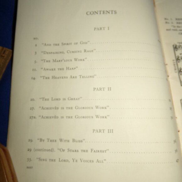 Vintage Music Songbook - The Creation: An Oratorio by Joseph Hayden - Picture 6 of 8